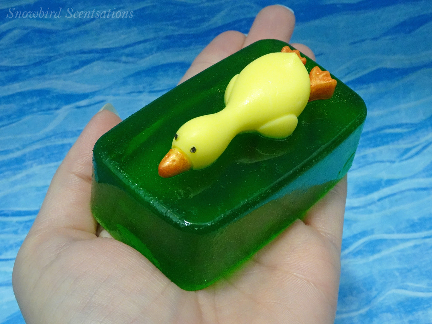 Lying Duck on Soap Bar