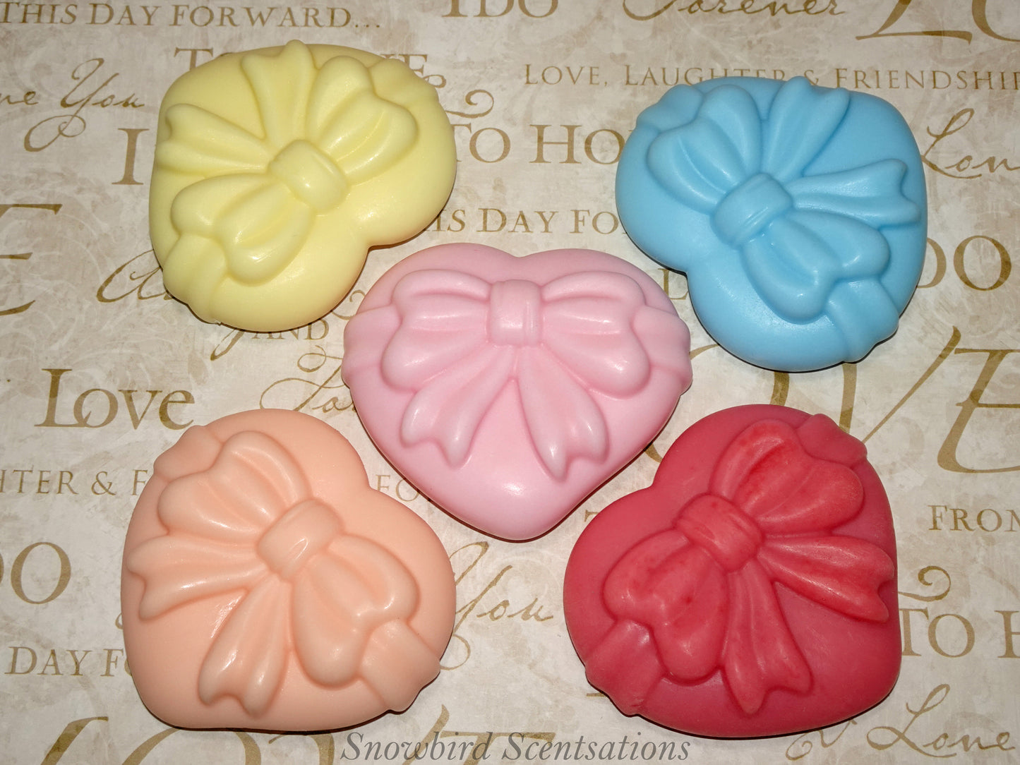 Large Heart with Bow (Solid)