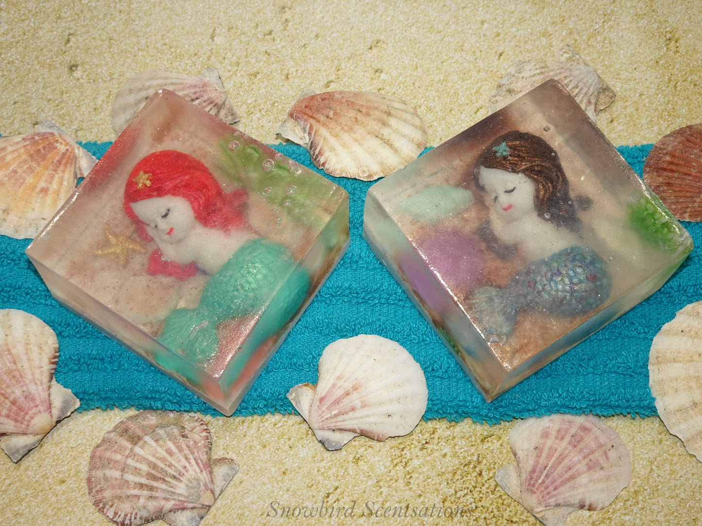 Mermaid & Shells Embed