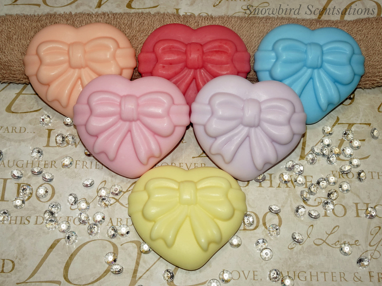Large Heart with Bow (Solid)