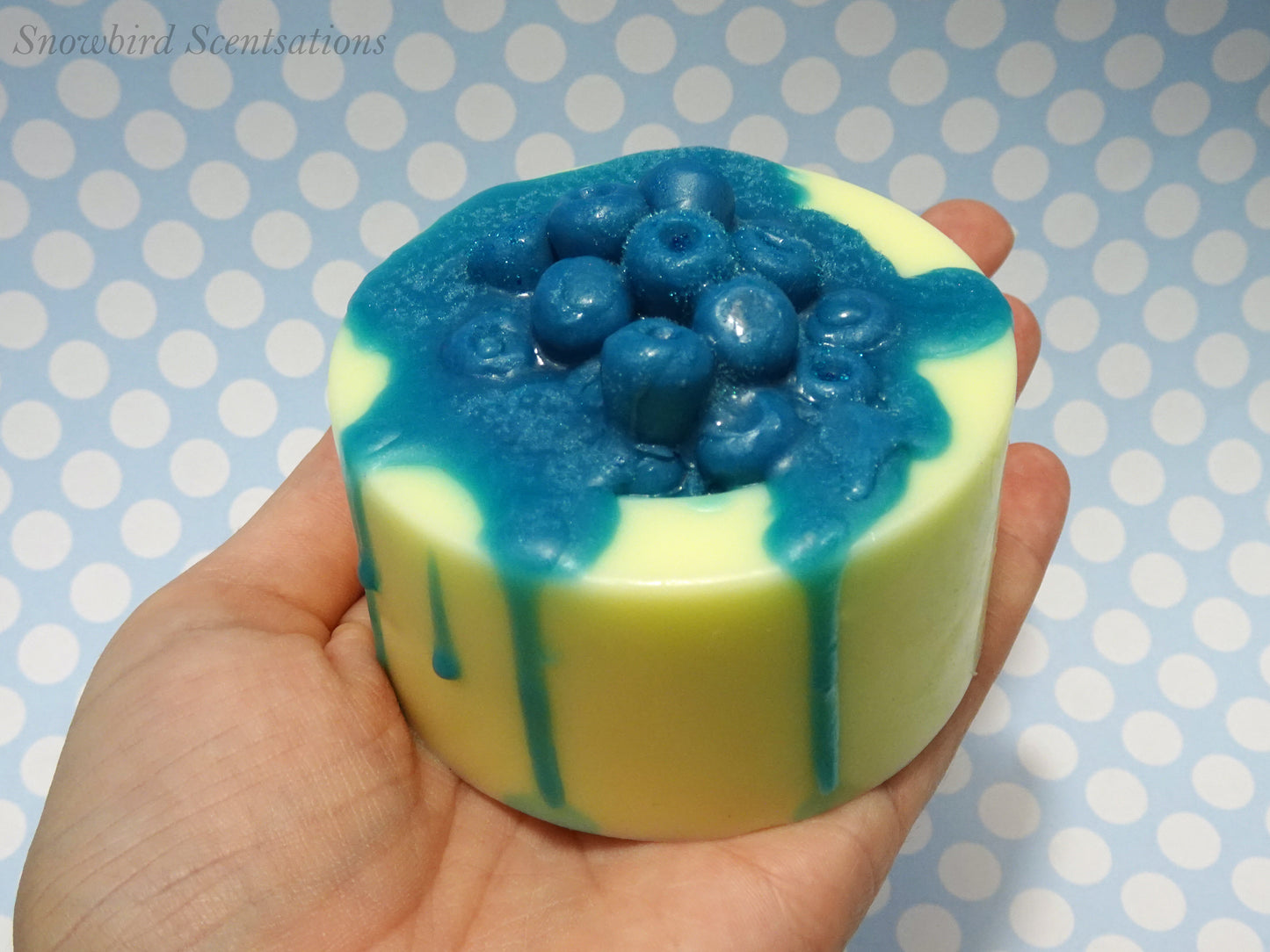Dessert Cup Soaps: Blueberry