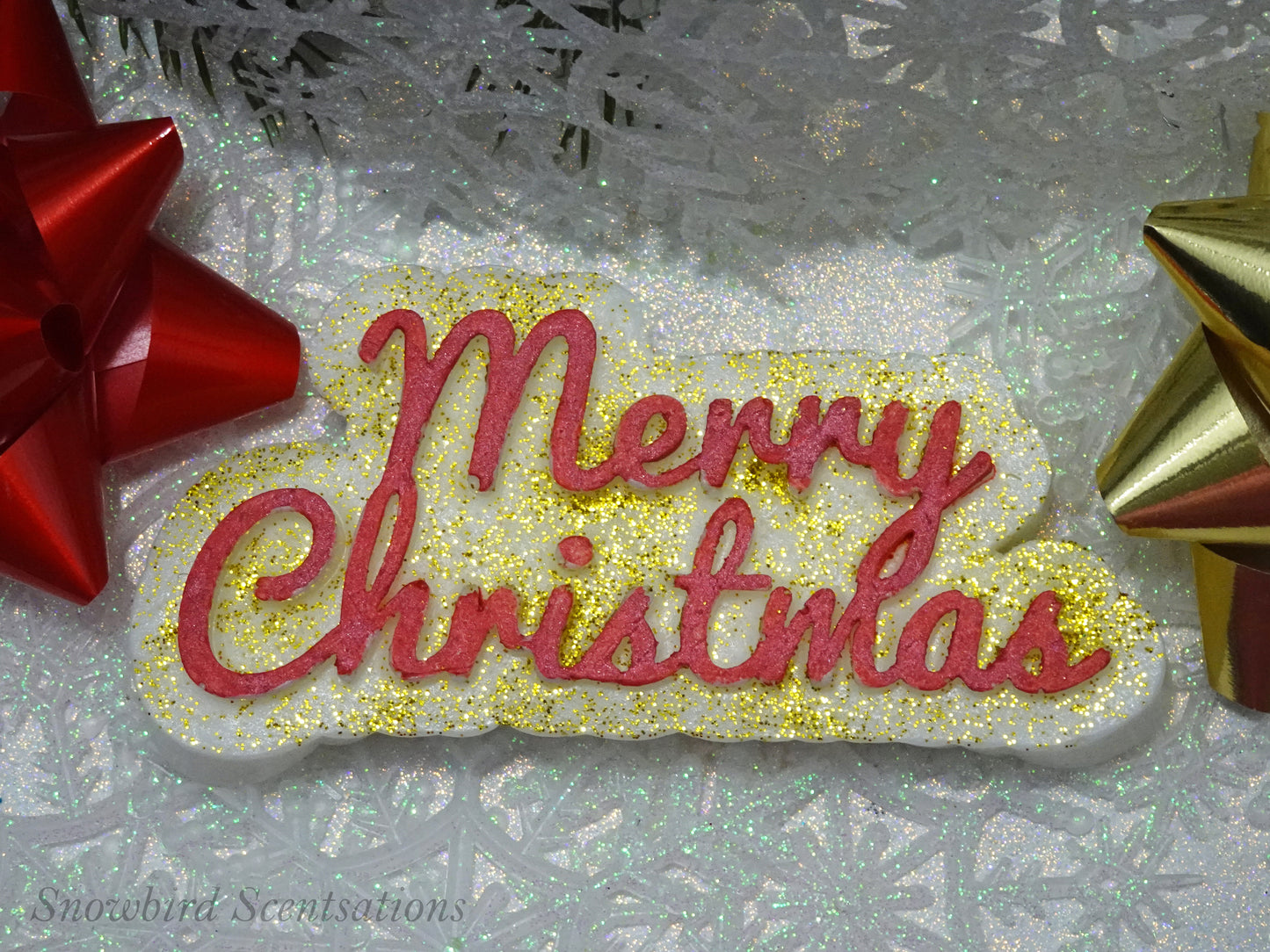 "Merry Christmas" Lettering (Painted)
