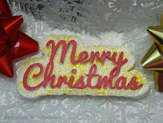 "Merry Christmas" Lettering (Painted)