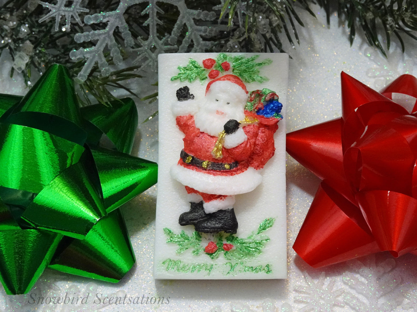 Santa Rectangle Bar (Solid or Painted)