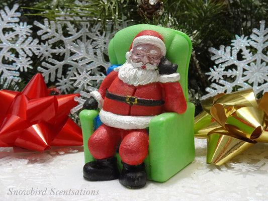 Sleeping Santa in Chair (Solid or Painted)