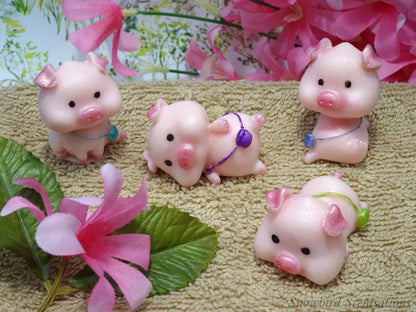 Pig with Purse Soap - Assortment of 4 (Painted)