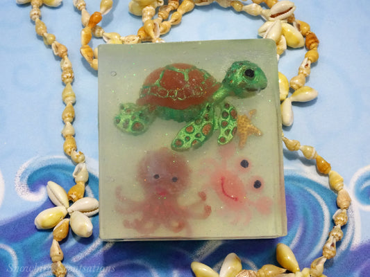 Ocean Embed: Turtle, Octopus, & Crab