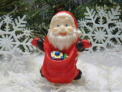 Santa with Bag in Front (Solid or Painted)