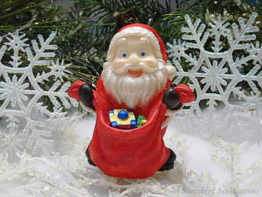 Santa with Bag in Front (Solid or Painted)