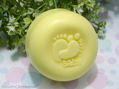 Footprints & "Baby" Disc Soap (Solid)