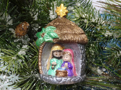 Christmas Starburst Manger Scene (Solid or Painted)