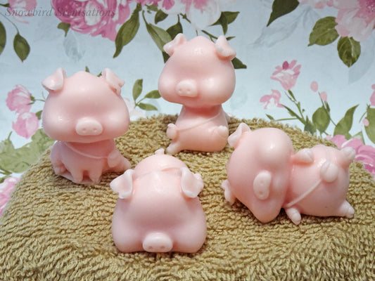 Pig with Purse Soap - Assortment of 4 (Solid)