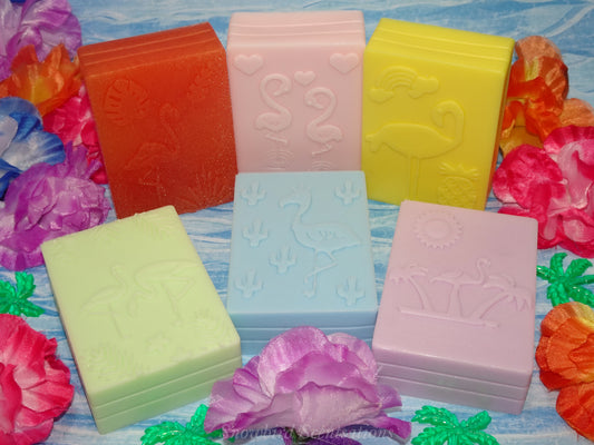 Flamingo Bar Soap - Assortment of 6 (Solid)
