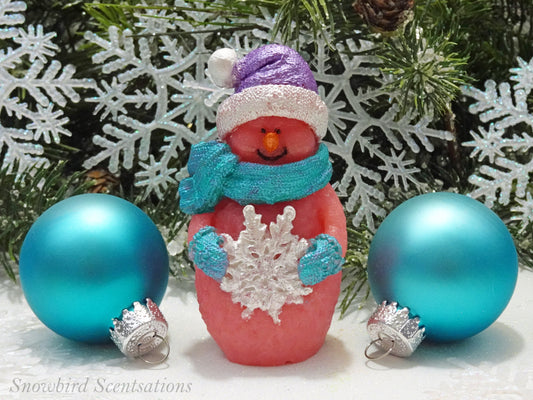 Snowman with Snowflake (Solid or Painted)
