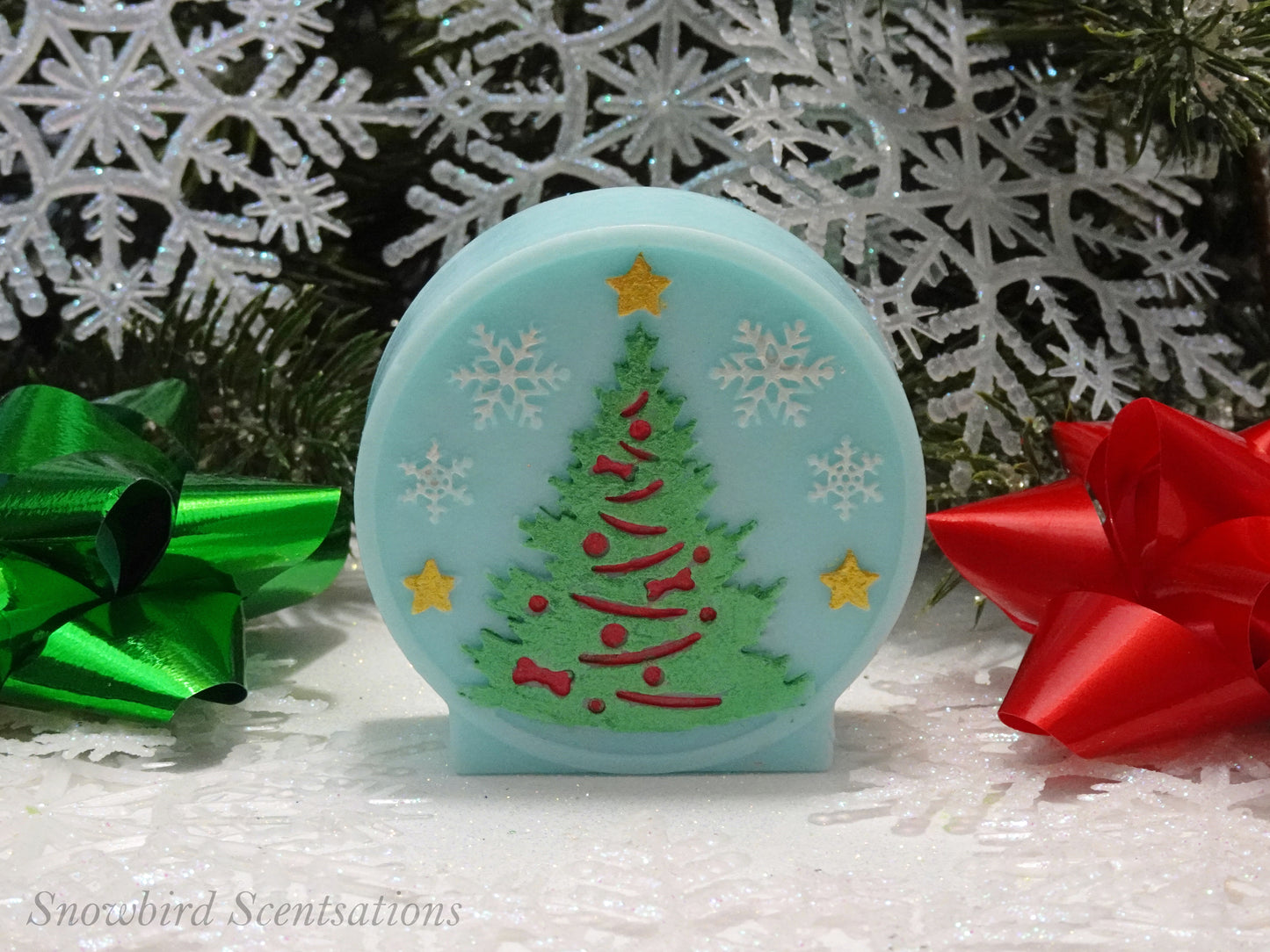 Christmas Tree Snow Globe (Solid or Painted)