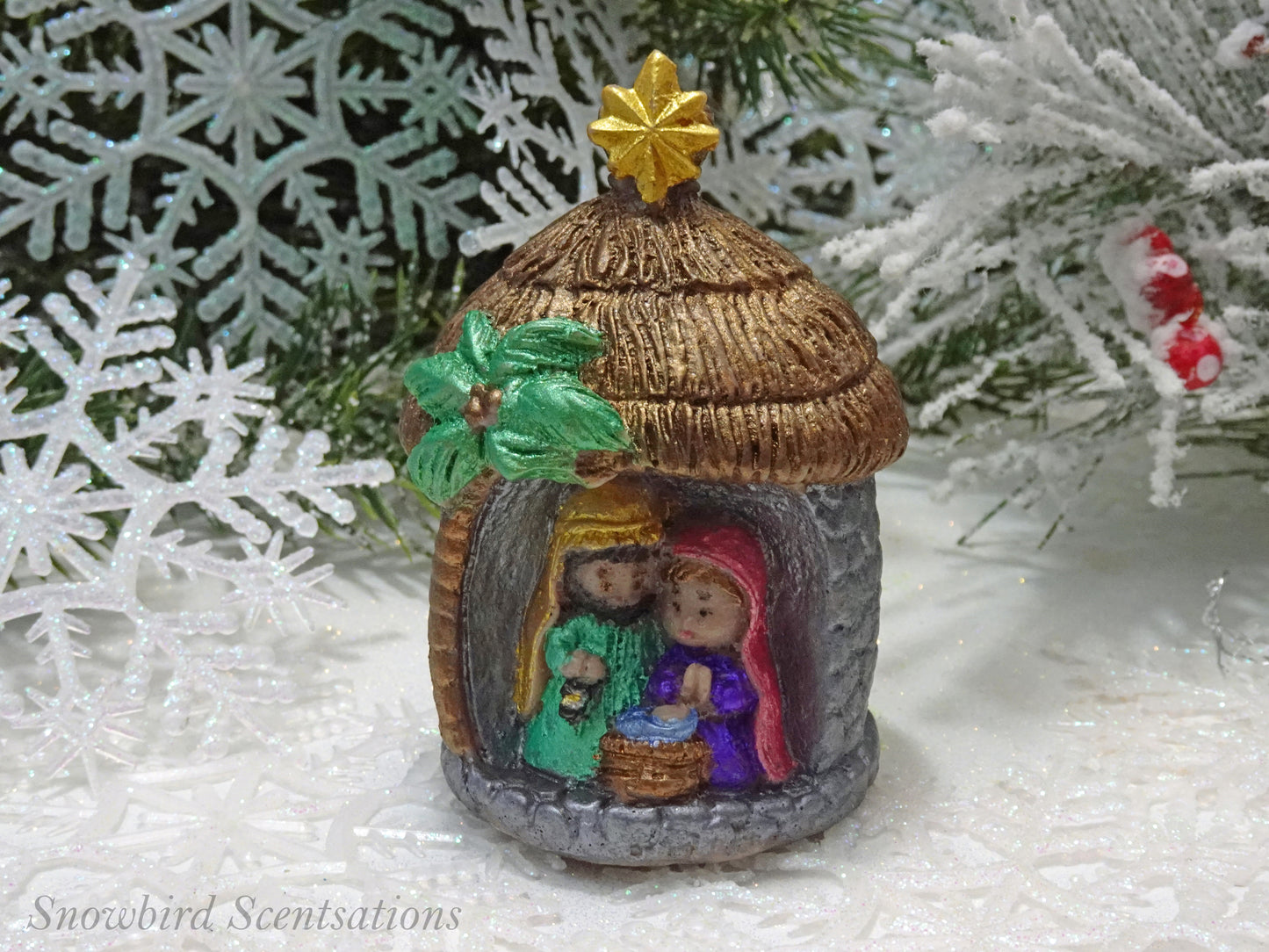 Christmas Starburst Manger Scene (Solid or Painted)