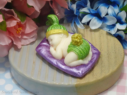 Baby on Pillow (Painted)