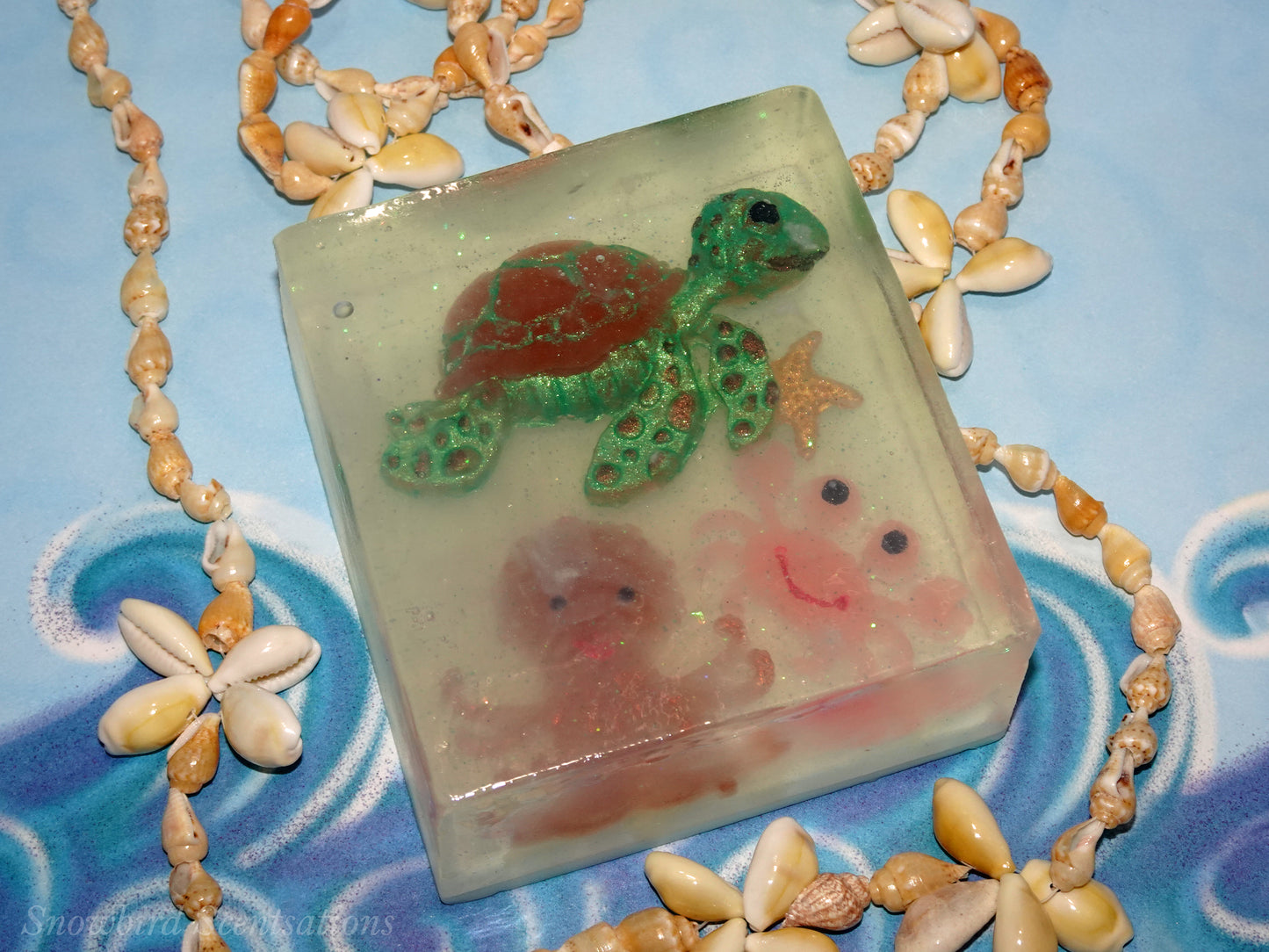 Ocean Embed: Turtle, Octopus, & Crab