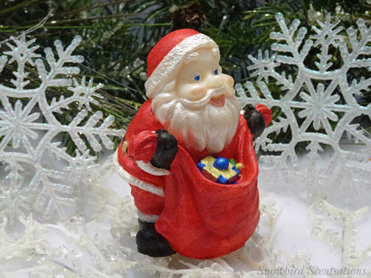 Santa with Bag in Front (Solid or Painted)