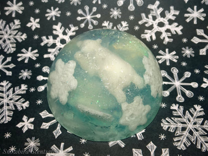 Polar Bear in Snow Globe