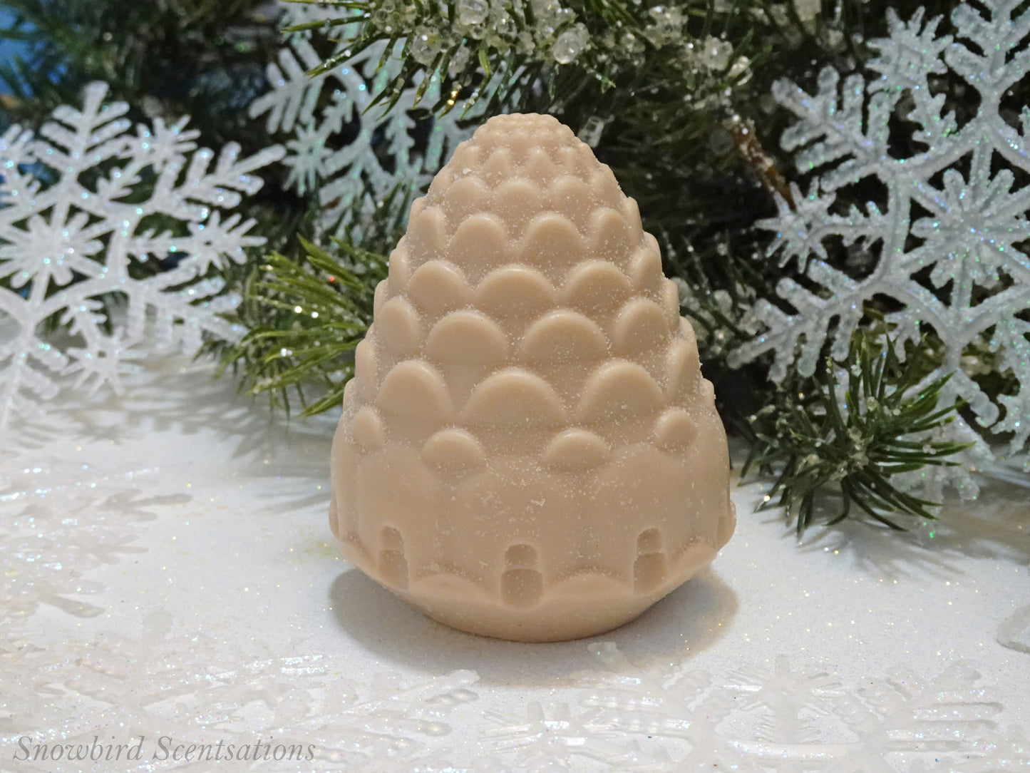 Pinecone (Solid, "Snow Covered", or Painted)