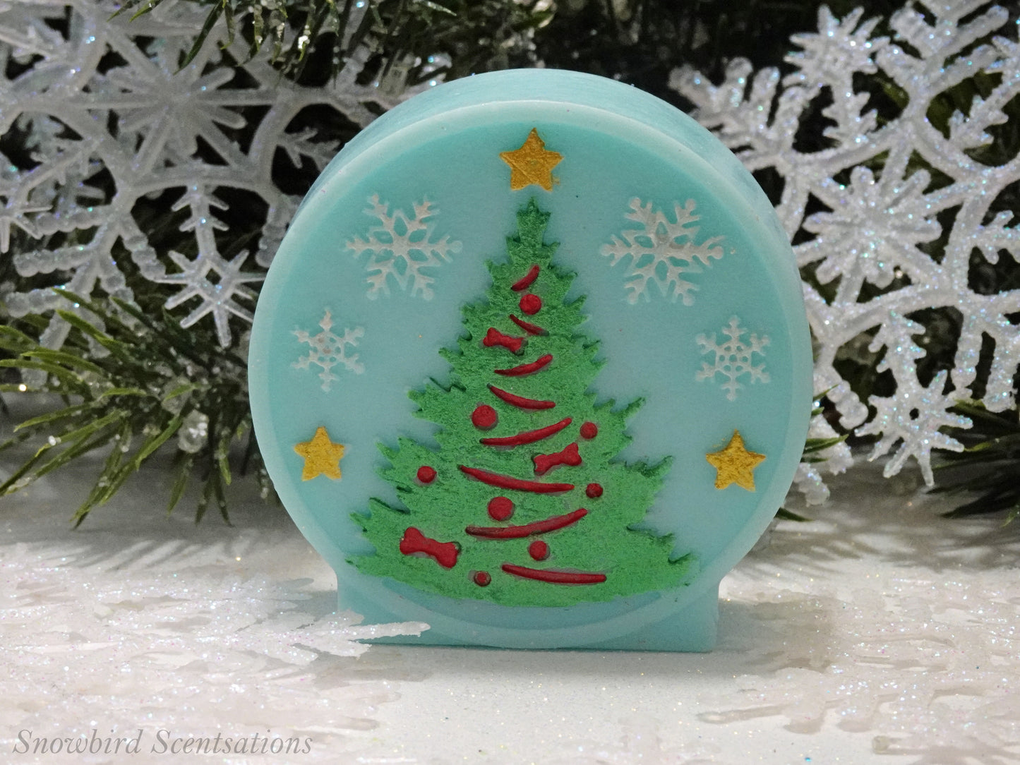 Christmas Tree Snow Globe (Solid or Painted)