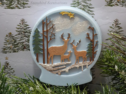 Reindeer Snow Globe (Solid or Painted)
