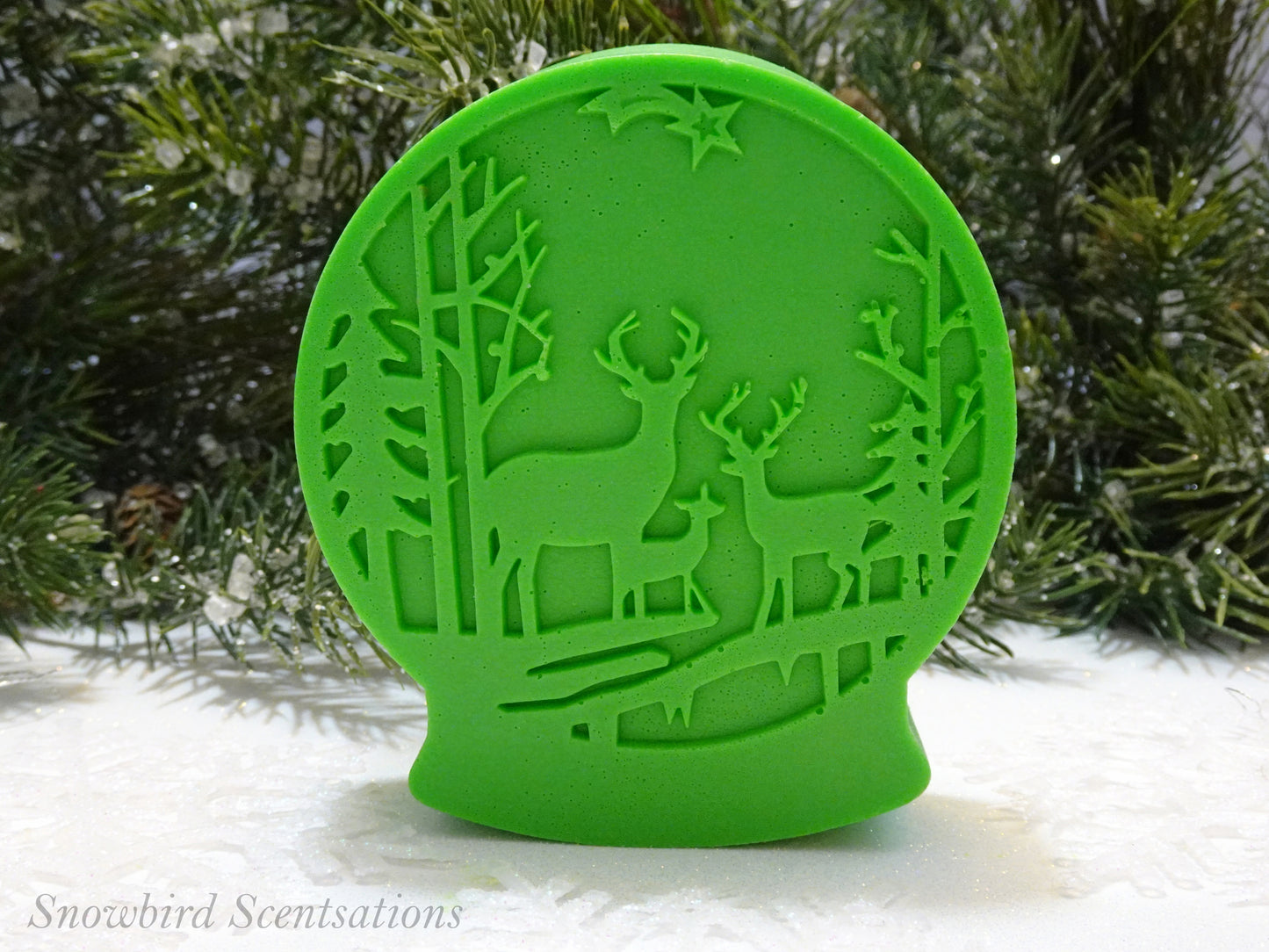 Reindeer Snow Globe (Solid or Painted)