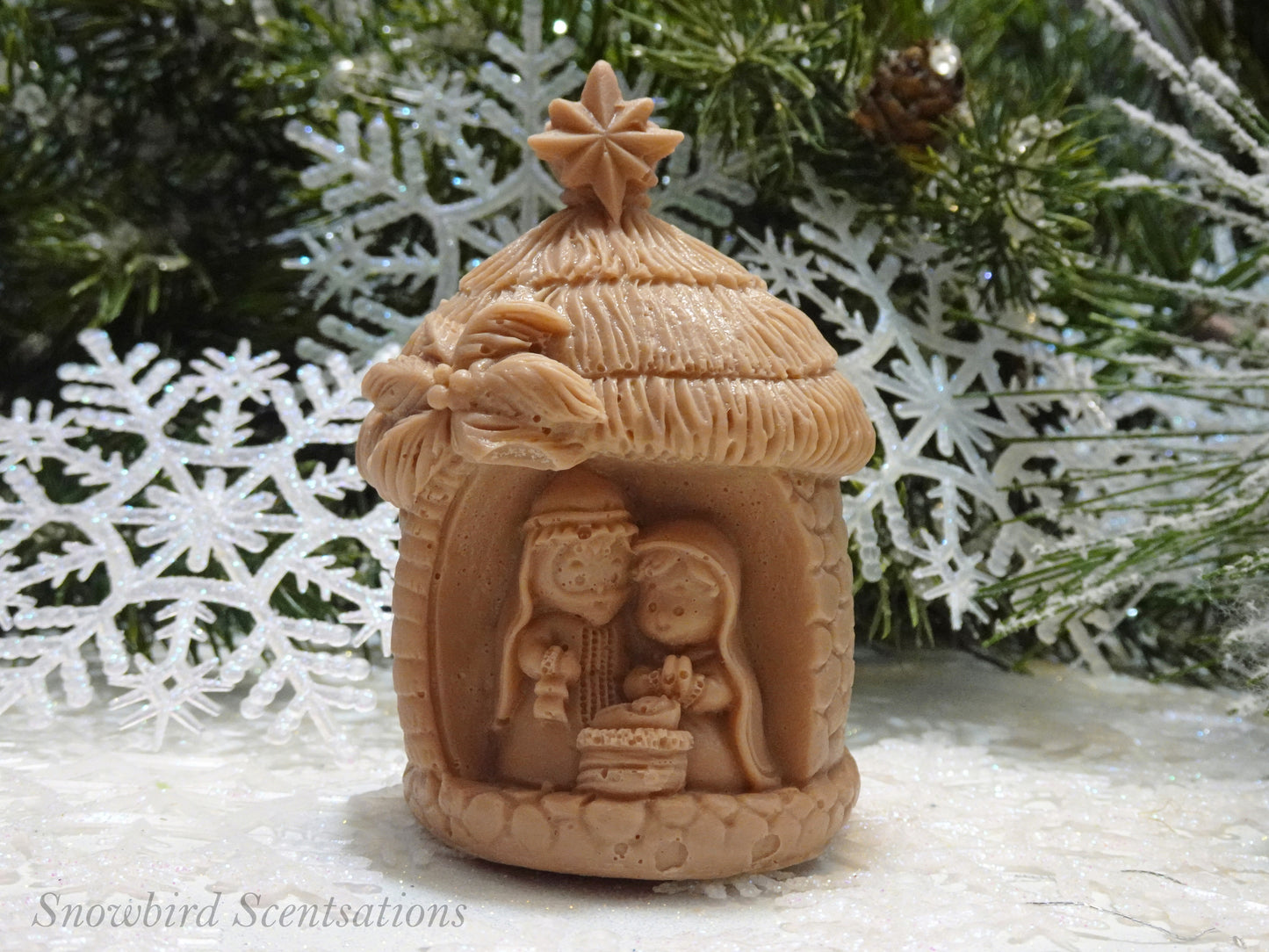 Christmas Starburst Manger Scene (Solid or Painted)