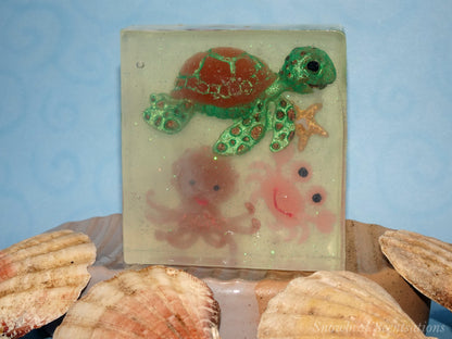 Ocean Embed: Turtle, Octopus, & Crab