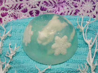 Polar Bear in Snow Globe