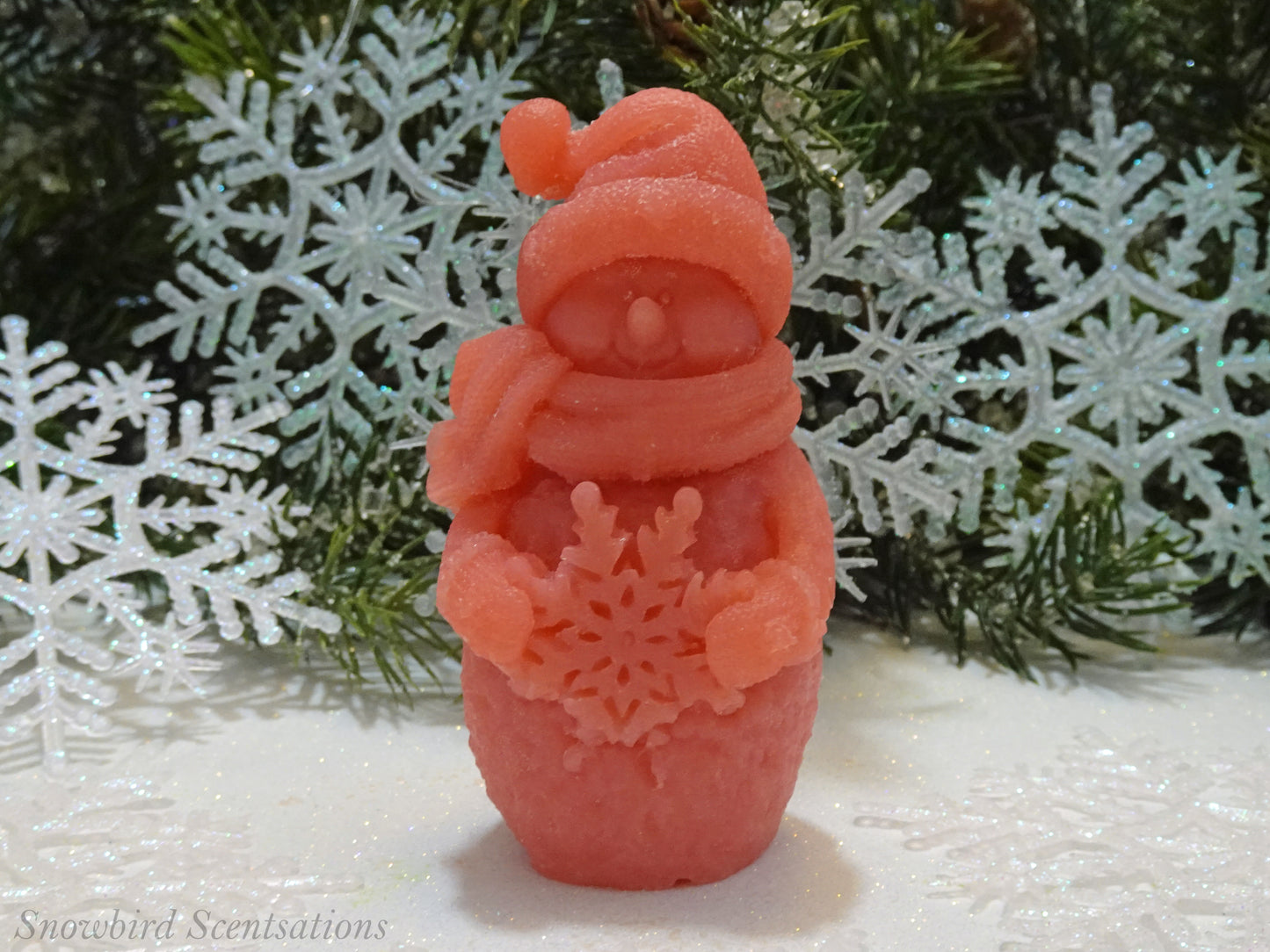 Snowman with Snowflake (Solid or Painted)