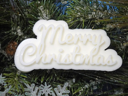 "Merry Christmas" Lettering (Solid)