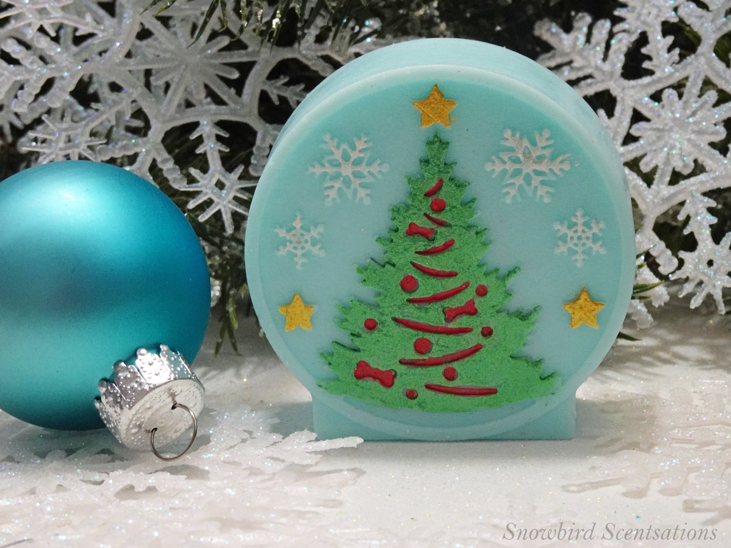 Christmas Tree Snow Globe (Solid or Painted)