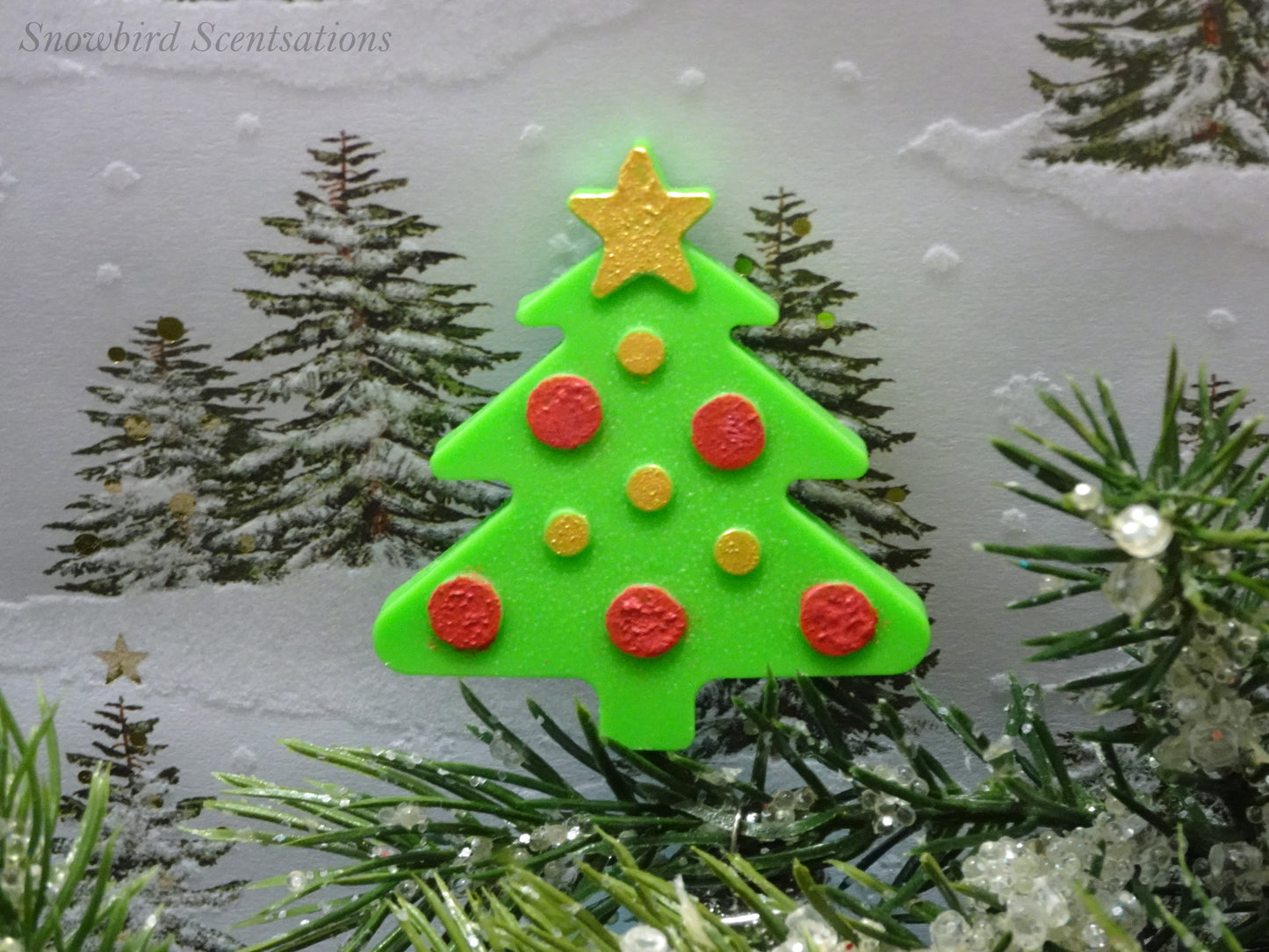 Santa Hat, Christmas Tree, Snowflake, Snowman, Gingerbread Boy, & Gingerbread Girl - Set of 6 (Solid or Painted)