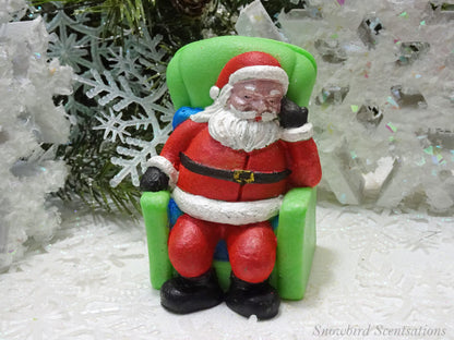 Sleeping Santa in Chair (Solid or Painted)