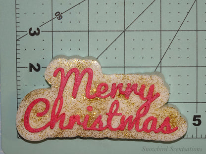 "Merry Christmas" Lettering (Painted)
