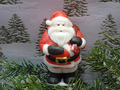 Santa with Bag on His Back (Solid or Painted)