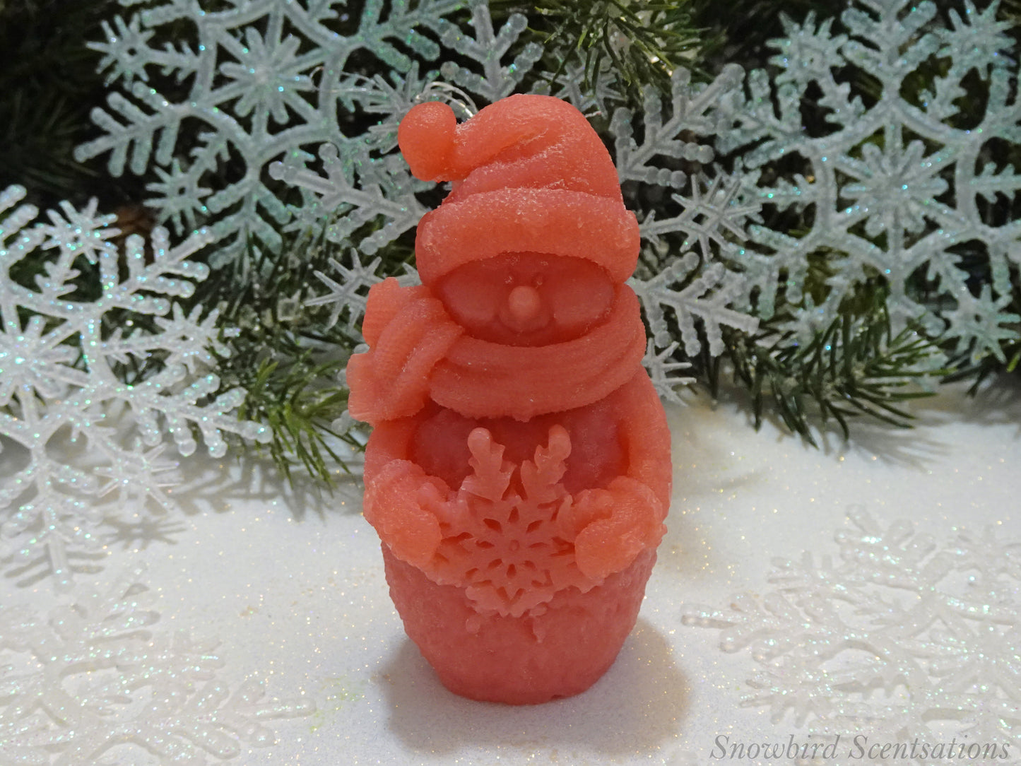 Snowman with Snowflake (Solid or Painted)
