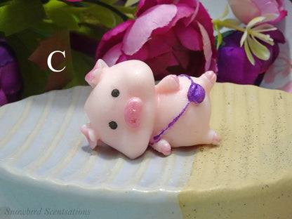 Pig with Purse Soap - Assortment of 4 (Painted)
