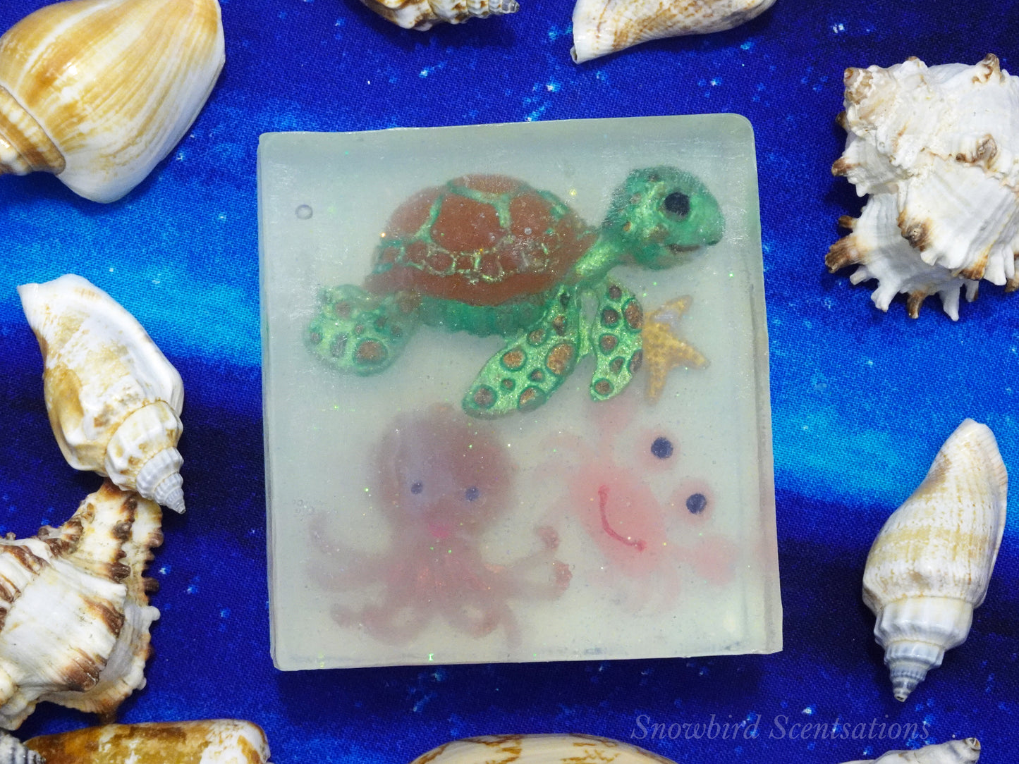 Ocean Embed: Turtle, Octopus, & Crab