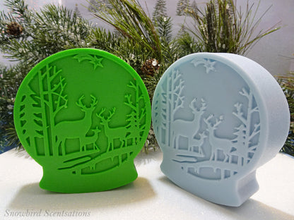 Reindeer Snow Globe (Solid or Painted)