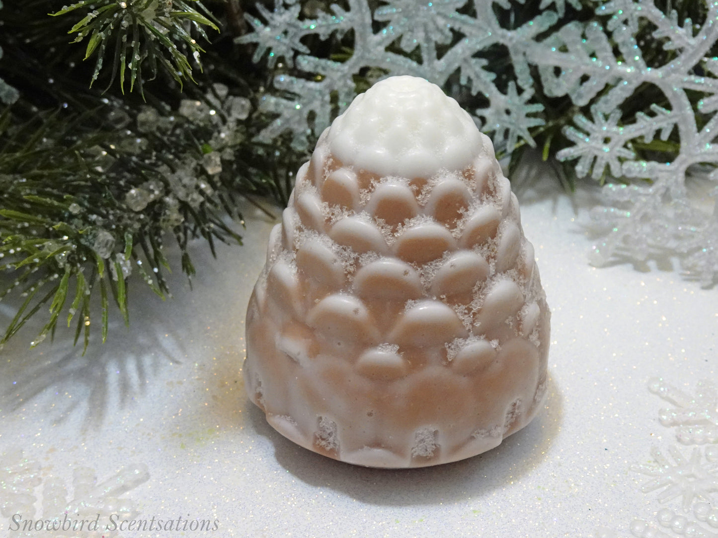 Pinecone (Solid, "Snow Covered", or Painted)