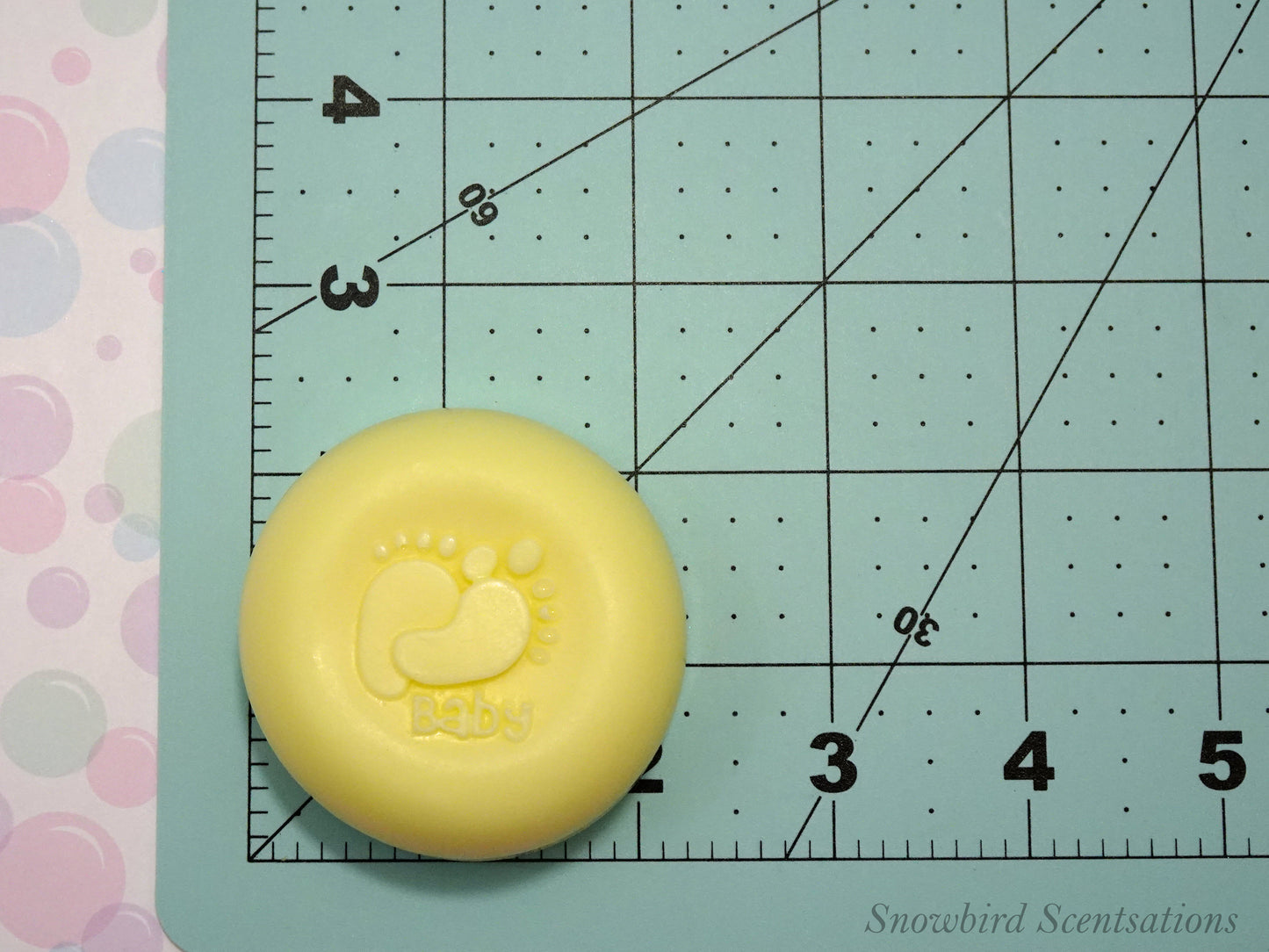 Footprints & "Baby" Disc Soap (Solid)