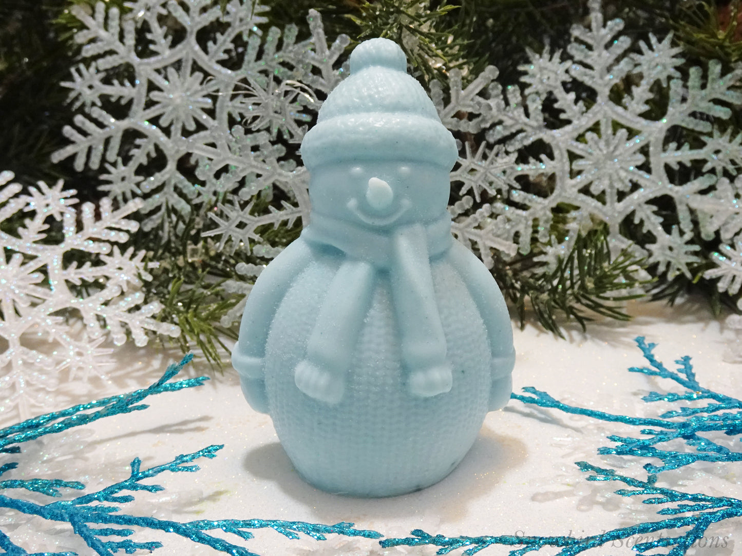 Snowman with Scarf, Hat, and Gloves (Solid or Painted)