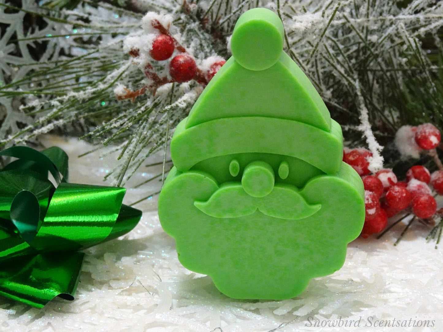 Santa Face Soap - Cutesy (Solid or Painted)