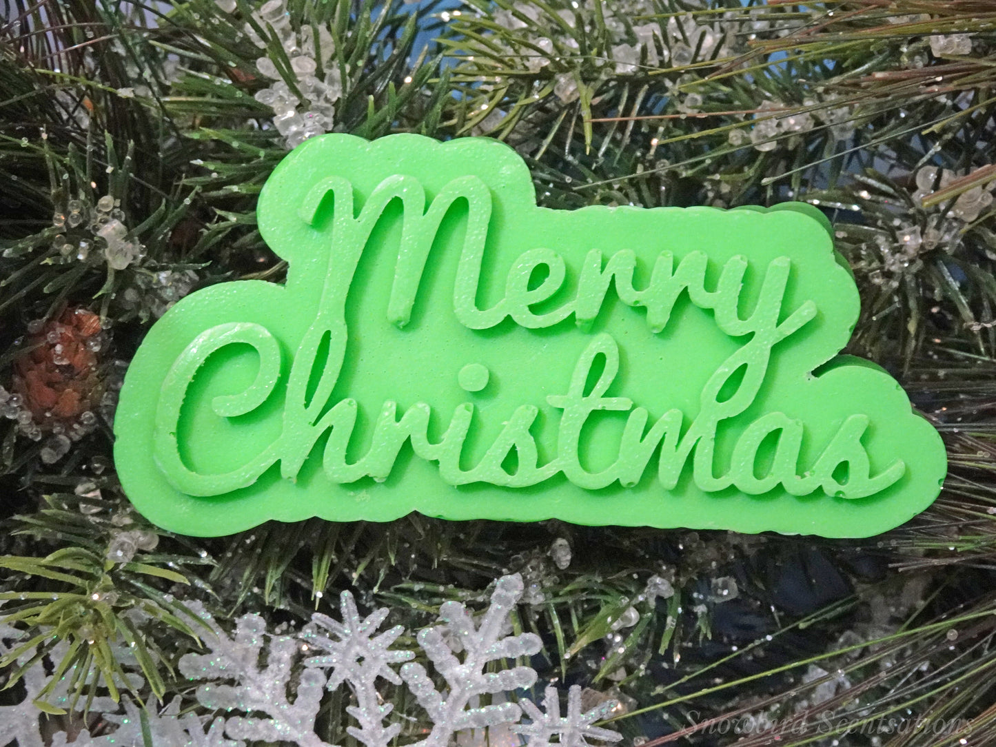 "Merry Christmas" Lettering (Solid)