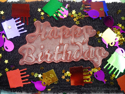 Happy Birthday Sign (Solid)