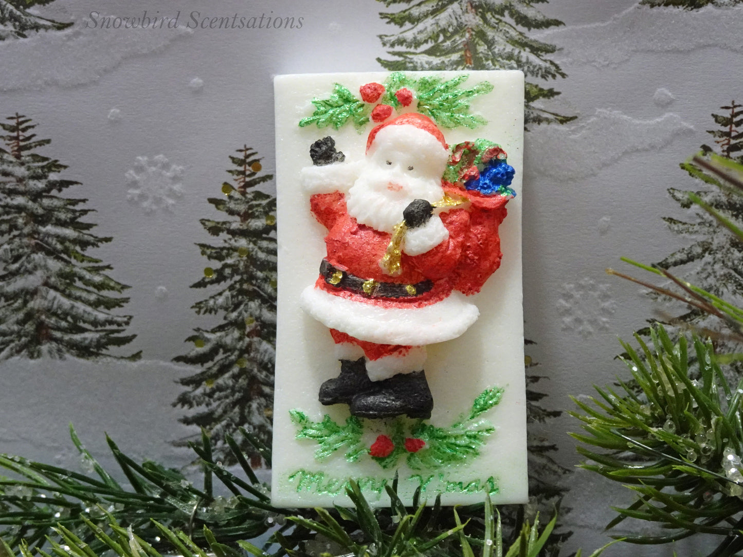 Santa Rectangle Bar (Solid or Painted)