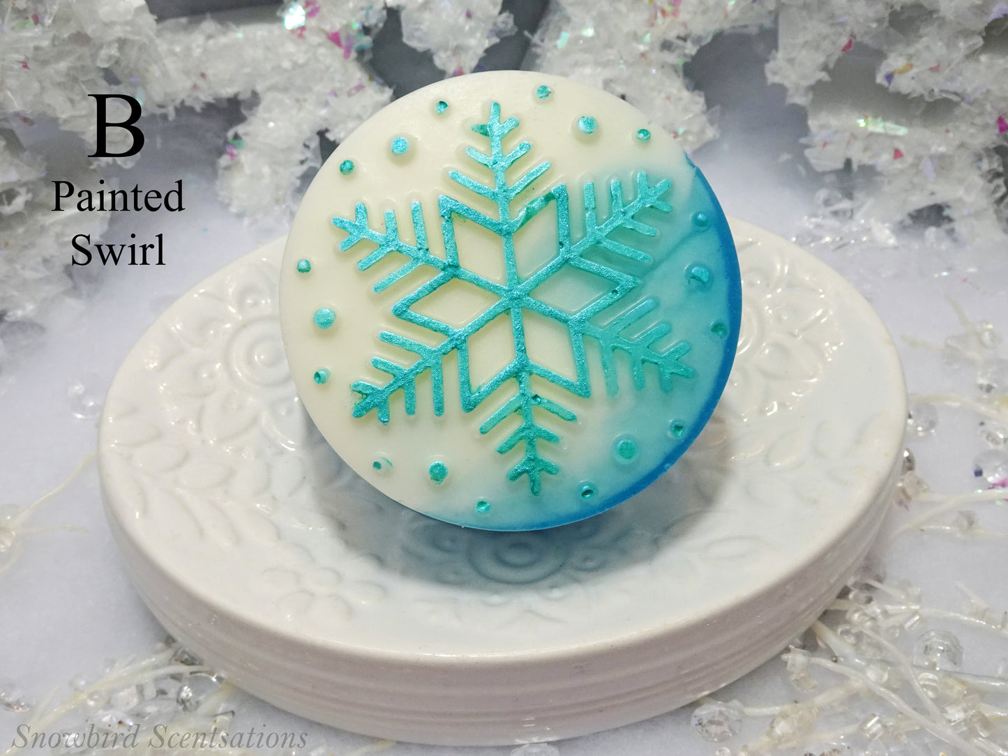 Large Round Snowflake (Solid, Swirl, or Painted)